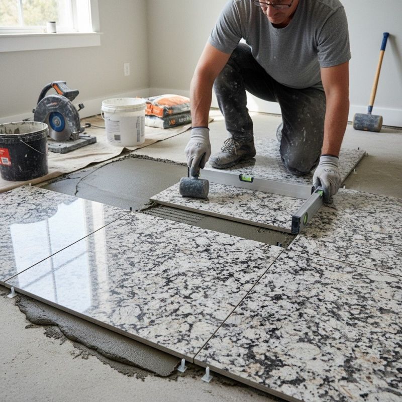 Marble Floor Replacement in Alpharetta, GA
